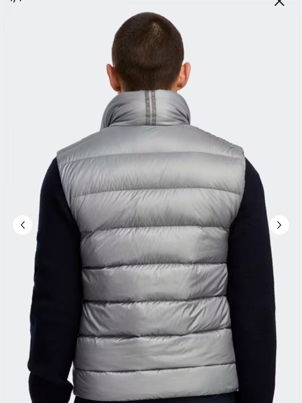 Canada Goose crofton boulder grey vest. NWT - Picture 4 of 6